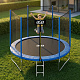 Aga SPORT TOP Trampolína 250 cm Modrá + ochranná síť + žebřík