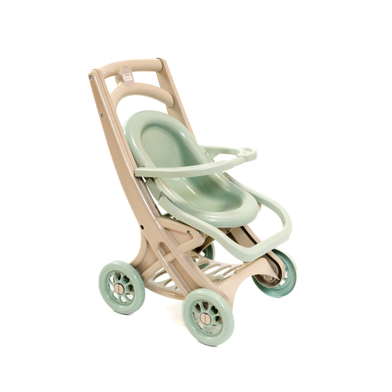 Doloni Plastový kočárek pro panenky Béžový