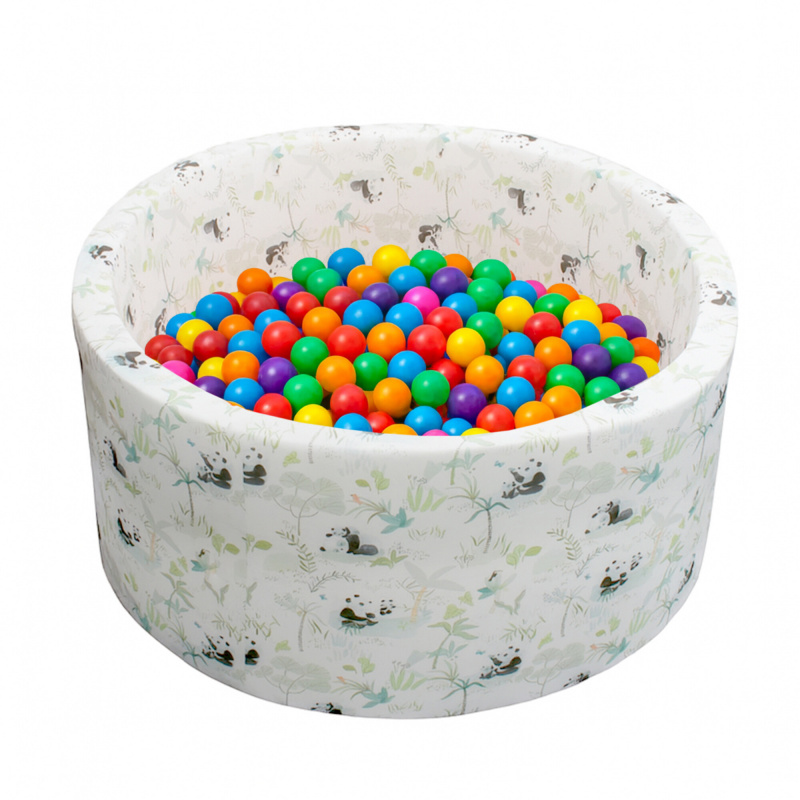 Aga Suchý bazén 90x40 cm s míčky Panda