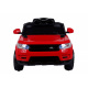 Autíčko s bateriovým startem červené + dálkové ovládání + bezpečnostní funkce + MP3 LED