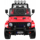 Terénní auto Raptor Drifter Red + Dálkové ovládání + Pohon 4x4 + Úložný prostor + Pomalý start + MP3 LED dioda