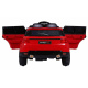 Autíčko s bateriovým startem červené + dálkové ovládání + bezpečnostní funkce + MP3 LED