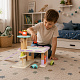Aga4Kids Dřevěná garáž s čerpací stanicí