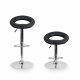 Aga 2x Barová židle MR2036 Černá