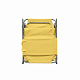 Aga 2x Zahradní polohovací lehátko se stříškou Žluté