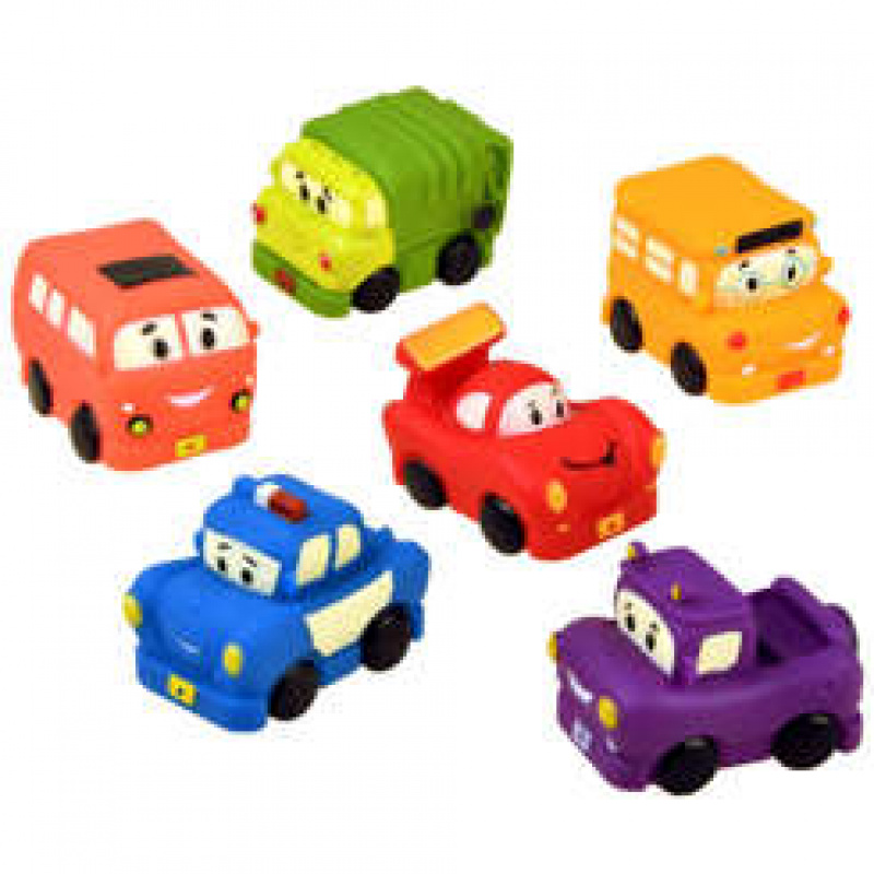 Gumové  autíčka 6 kusů ZA2845