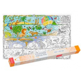 MONUMI Podlahové omalovánky XXL - Safari 4+