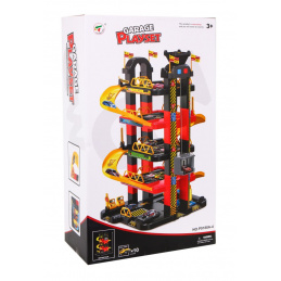 5úrovňové dětské parkoviště 3+ Pohyblivý výtah + 10 autíček + světla 5úrovňové dětské parkoviště 3+ Pohyblivý výtah + 10 autíček + světla