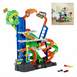 Hot Wheels City Ultimate T-Rex Garage 2026 JHL98