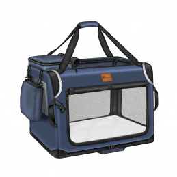 Tresko Přepravka pro psy a kočky 92x63x63 cm Modrá