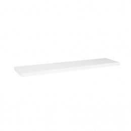 Aga Nástěnná police 100x23,5 cm Bílá 2DAZ149 - II. JAKOST