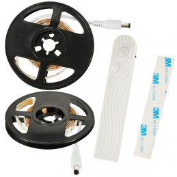 Detektor pohybu USB LED pásek 1M teplá bílá na baterie