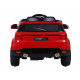 Autíčko s bateriovým startem červené + dálkové ovládání + bezpečnostní funkce + MP3 LED