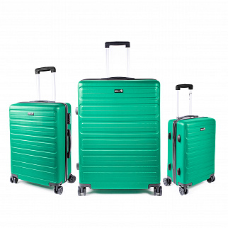 Aga Travel Sada cestovních kufrů MR4657 Tmavě zelená