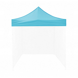 Aga Střecha k prodejnímu stánku 3x3m Světle modrá
