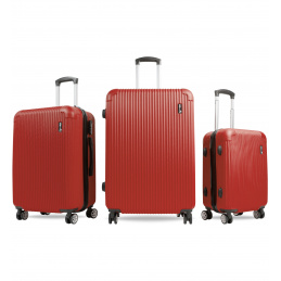 Aga Travel Sada cestovních kufrů MR4652 Červená