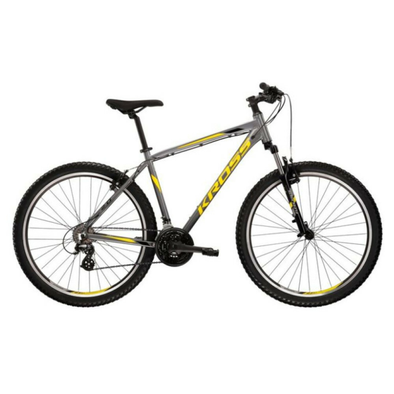 KROSS Pánské horské kolo MTB HEXAGON 2.0 27,5" Šedé