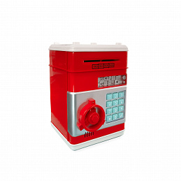 Aga Pokladnička trezor Červená - 2. JAKOST