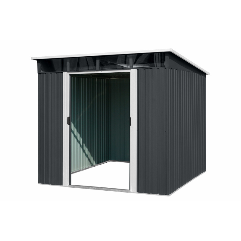 Aga Zahradní domek 238x202x194 cm Tmavě šedý
