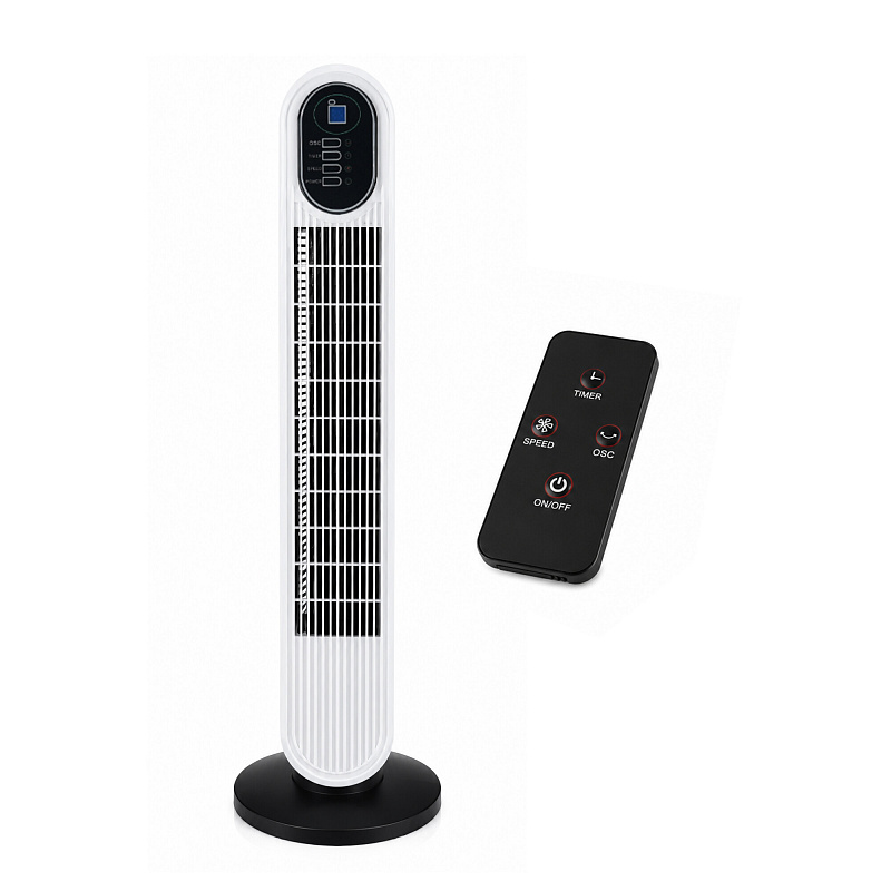 Aga Sloupový ventilátor 79 cm Bílý 6DAZ532 - II. JAKOST
