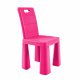Doloni Dětská plastová židle Růžová