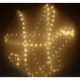 Aga LED Světelný řetěz 10m 100 LED Teplá bílá