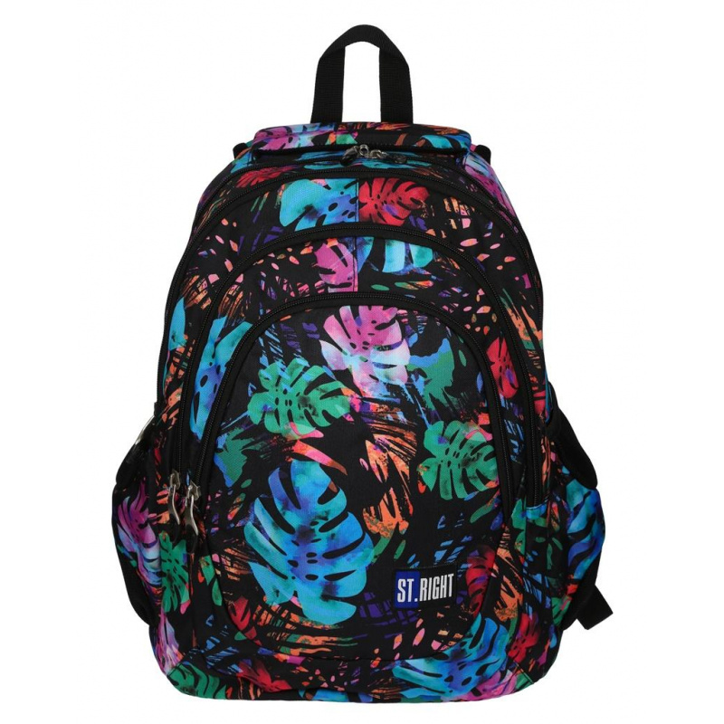 St.RIGHT Školní batoh čtyřkomorový Exotic Garden