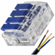 Sada 50x Drátová elektrická rychlospojka 32A 4cestná 0,2-4mm