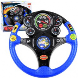 Interaktivní volant s vibrací ZA3900 - Modrý