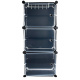 Variabilní regálový systém na boty 6 polic ISO 11743