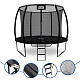 Aga SPORT EXCLUSIVE Trampolína 305 cm Černá + ochranná síť + žebřík