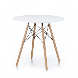 Aga Jídelní stůl 80 cm Bílý