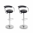 Aga 2x Barová židle MR2037 Černá Aga 2x Barová židle MR2037 Černá