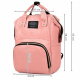 Dámský městský batoh 2v1 růžový ISO 8911