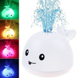 Hračka do vany Velryba svítící fontána ZA3880