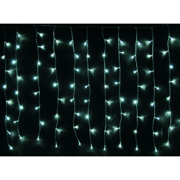 Linder Exclusiv Vánoční světelný závěs 120 LED Studená bílá