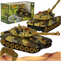 Aga RC Válečný tank 9993 2.4 GHz poušť
