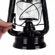 Petrolejová lampa 24 cm Černá