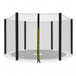 Aga Ochranná síť 460 cm na 6 tyčí Černá síť / Černá Aga Ochranná síť 460 cm na 6 tyčí Černá síť / Černá