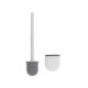 Aga Silikonová WC štětka s mísou bílá
