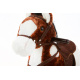 Aga4Kids Houpací koník Tmavě hnědý DZ809 - II. JAKOST