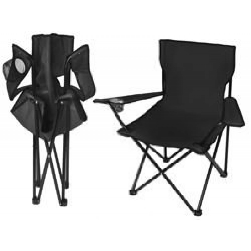 Křeslo skládací Relax Černé Malatec