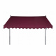 Aga Teleskopická markýza 350x120 cm Vínová