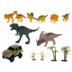 Dinosauří autodráha 240 dílků Kruzzel 17248