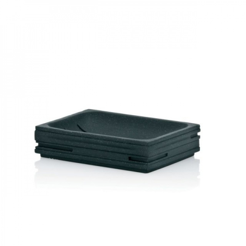 Miska na mýdlo POSIDON poly černá - Kela