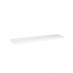 Aga Nástěnná police 80x23,5 cm Bílá 2DAZ566 - II. JAKOST