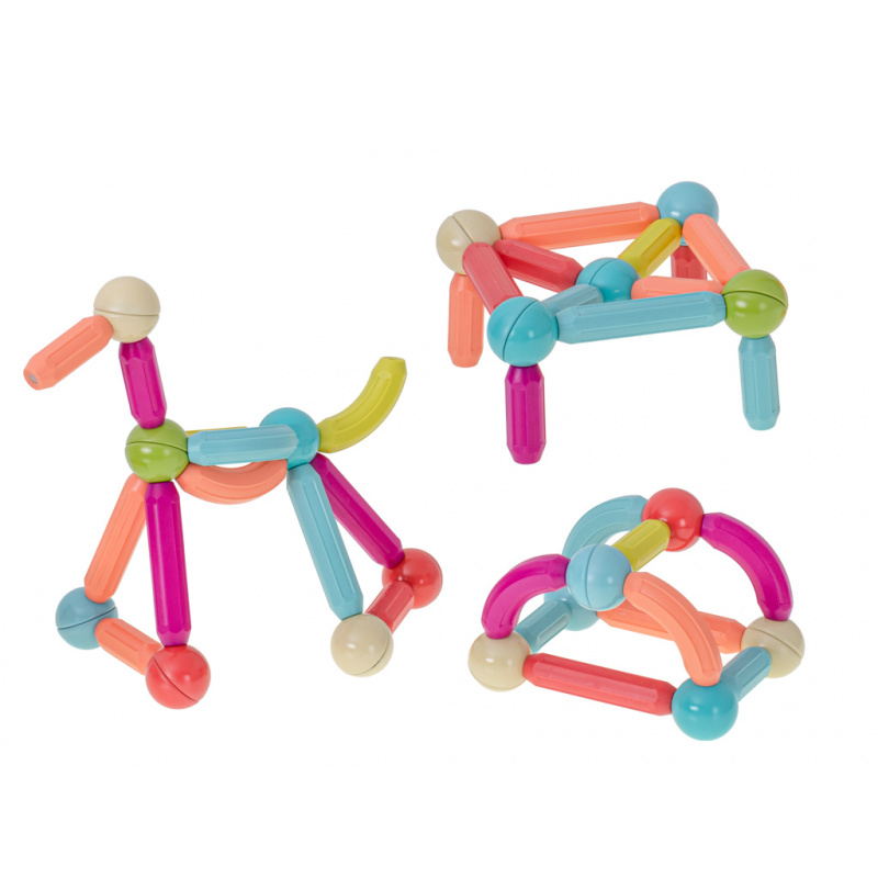 Aga Magnetické kostky pro malé děti 100 kusů