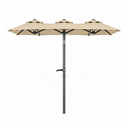 Linder Exclusiv Zahradní slunečník 300x150x220 cm Béžový