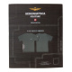 Aeronautica Militare Tričko ROUND-NECK 3-Pack X1395 Grey