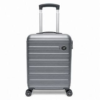 Linder Exclusiv Cestovní kufr 40x20x55 cm Šedý